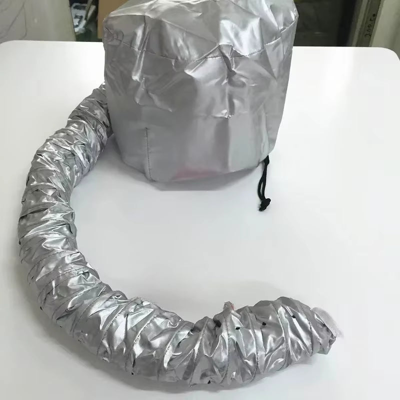 2Pcshair Bonnet Portable Dryer Cap Steamer Quick Dry Baked Oil Care Diffuser Drying Hairdressing Tools Hair Cap Shower Cap Women